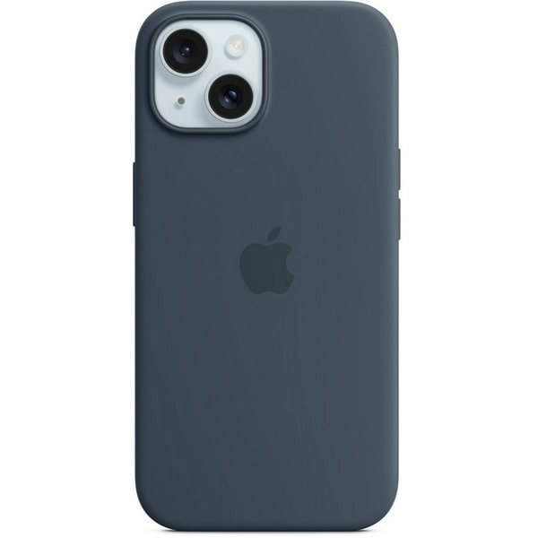 Чехол Silicone Case MagSafe для iPhone 15 Storm Blue