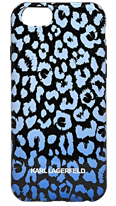 Чехол Karl Lagerfeld Camouflage Hard для iPhone 6 Plus/6S Plus Blue, цвет Синий (KLHCP6LCABL0)