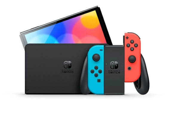 Игровая консоль Nintendo Switch OLED 64Gb Neon Blue/Neon Red