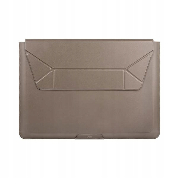 Чехол Uniq Oslo PU leather Magnetic Laptop sleeve для ноутбуков 14" чехол, Stone Grey (OSLO(14)-GREY)