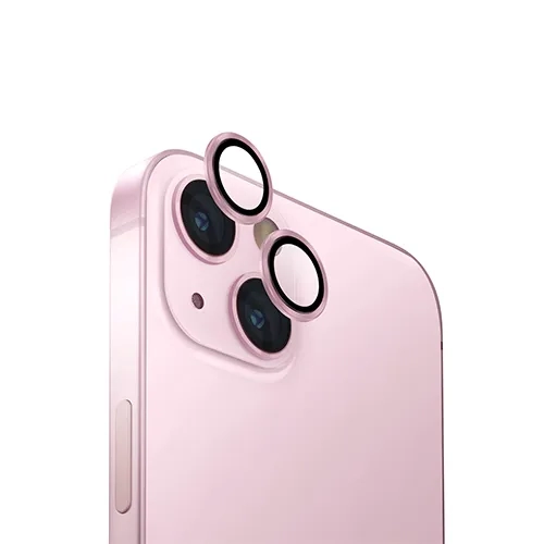 Стекло Uniq для iPhone 15/15 Plus OPTIX Camera Lens protector Aluminium Pink (IP6.1-6.7(2023)-ALENSPNK)