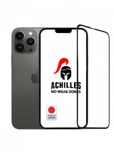 Защитное cтекло Achilles 5D для iPhone 13/13 Pro/14, Black