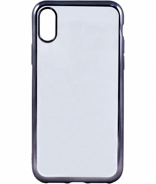 Чехол Handy shiny electroplated series для iPhone X/XS, цвет Прозрачный черный (HD-IPX-SHNBLK)