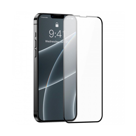 Защитное стекло Baseus iPhone 13 Pro Max/14 Plus Full Glass Super porcelain 0.3 Black
