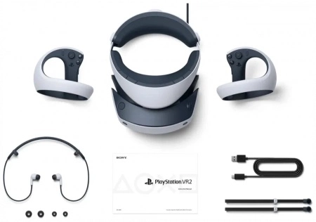 Шлем VR Sony PlayStation VR2 + Horizon Vr Call Pf The Mountain , 120 Гц, базовая, белый