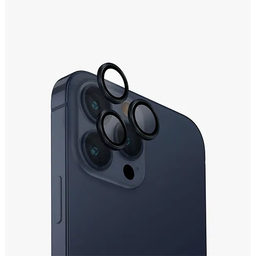 Стекло Uniq для iPhone 15 Pro OPTIX Camera Lens protector Aluminium Dark Blue (IP6.1P(2023)-ALENSDBLU)
