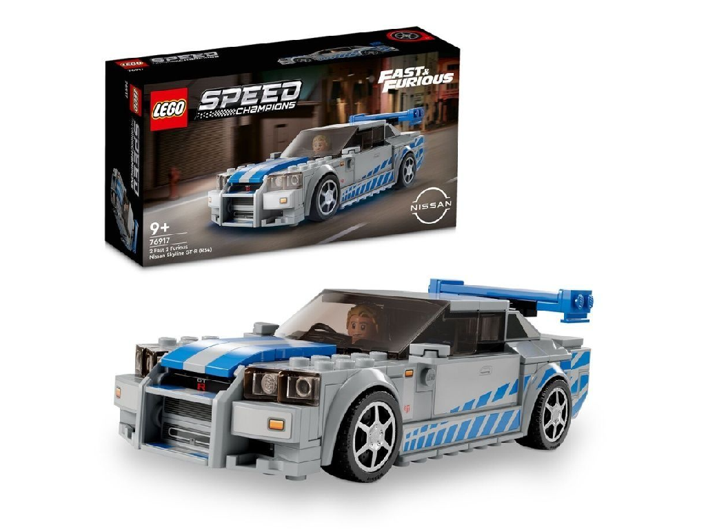 Конструктор LEGO Speed Champions - Nissan Skyline GT-R (R34) Форсаж 2  (76917) купить в Самаре — цена 3 990 ₽ в интернет-магазине My Store