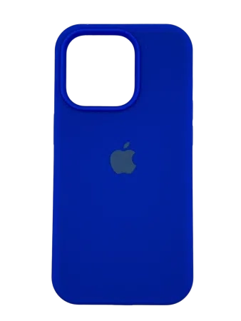Чехол Silicone Case для iPhone 15 Pro Shiny Blue ,цвет Синий