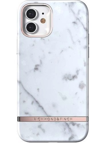 Чехол Richmond & Finch FW20 для iPhone 12/12 Pro, цвет "Белый мрамор" (White Marble) (R43005)