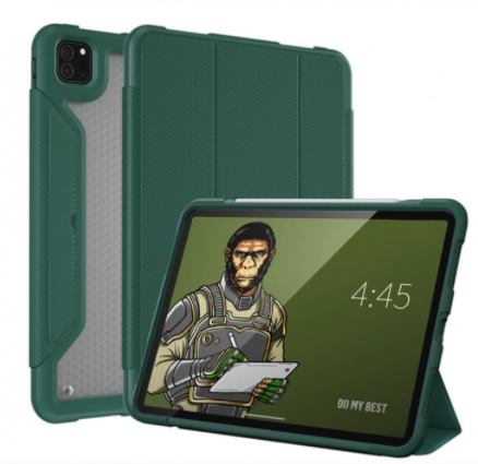 Чехол Blueo Resistance Folio case для iPad Pro 12.9" (2021/2020), цвет Темно-зеленый (B30-12.9-DGN)