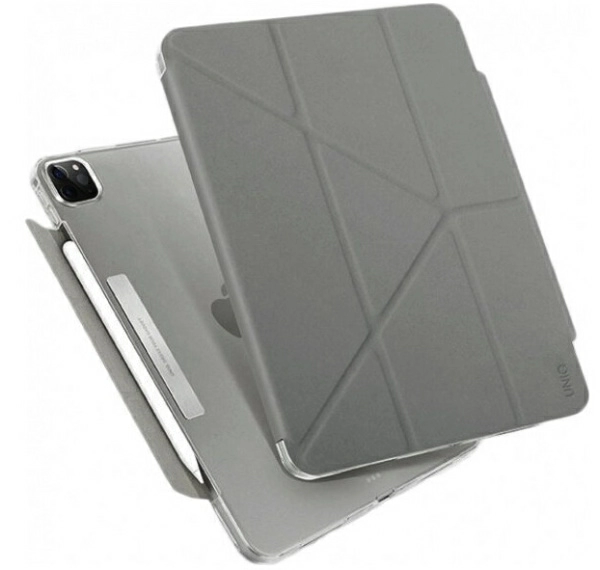 Чехол-книжка Uniq CAMDEN Anti-microbial для iPad Pro 11 (2021), цвет Серый (NPDP11(2021)-CAMGRY)