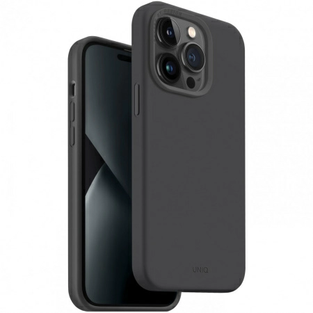 Чехол Uniq LINO MagSafe для iPhone 14 Pro Max, цвет Серый (Grey) (IP6.7PM(2022)-LINOHMGRY)