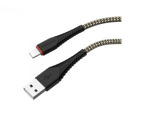 Кабель Borofone BX25 Powerful Lightning [USB - Lightning] 100см, Black
