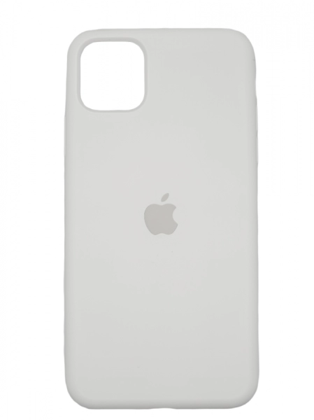 Чехол силиконовый Silicone Case для iPhone 11 White, цвет Белый