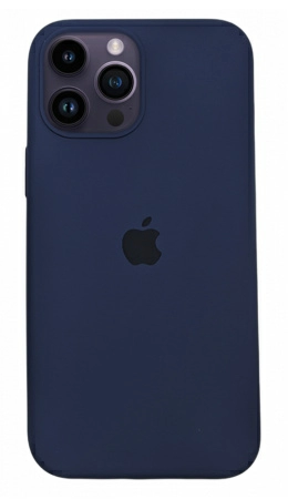Чехол Silicone Case для iPhone 14 Pro Max Dark Blue, цвет Темно-синий