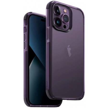 Чехол Uniq Combat для iPhone 14 Pro, цвет фиолетовый (Purple) (IP6.1P(2022)-COMPUR)