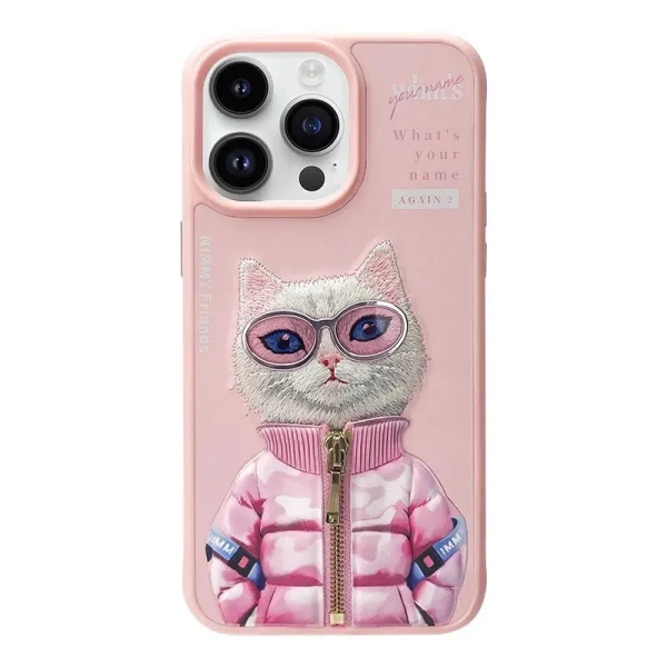 Чехол Nimmy Cool Cute для iPhone 14 Pro, White Rich and Beauty