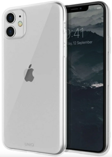 Чехол Uniq для iPhone 11 Glase Transparent, цвет Прозрачный (IP6.1HYB(2019)-GLSNUD)