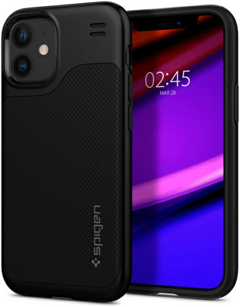 Чехол Spigen Hybrid NX для iPhone 12 mini black, цвет Черный (ACS01541)