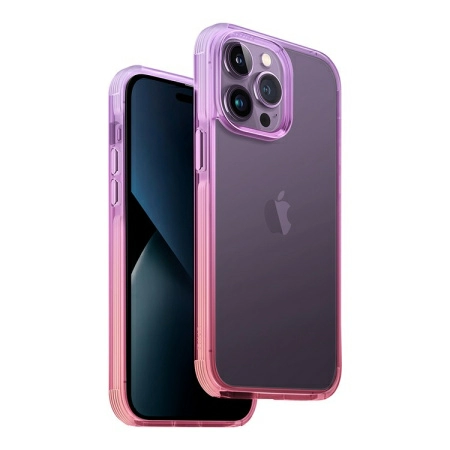 Чехол Uniq Combat Duo для iPhone 14 Pro Max, фиолетовый/розовый (IP6.7PM(2022)-CDLAVPNK)