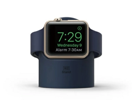 Силиконовая подставка Elago W2 Stand для Apple Watch, цвет Синий (EST-WT2-JIN)