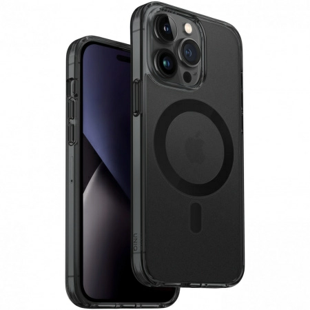 Чехол Uniq Lifepro Xtreme AF MagSafe для iPhone 14 Pro, цвет Черный (Frost Smoke) (IP6.1P(2022)-LXAFMSMK)