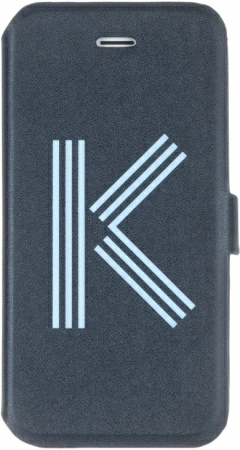 Чехол-книжка Kenzo для iPhone SE/5/5S, цвет Черный (KZBIGKFOLIOIP5SB)