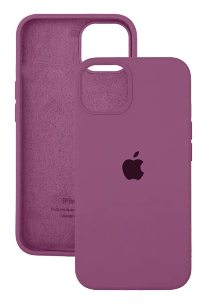 Чехол Silicone Case для iPhone 15 Grape, цвет виноградный