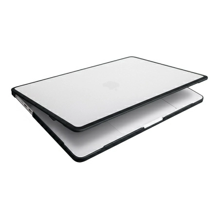 Чехол Uniq Venture для MacBook Air 13 (2022 M2), прозрачный/серый (MA13(2022)-VENFBLK)