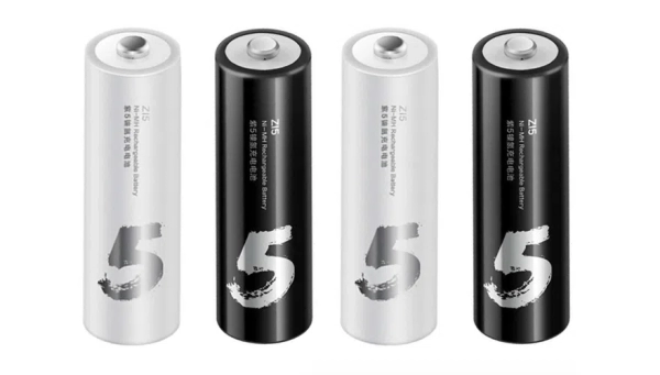 Аккумуляторные батарейки Xiaomi ZI5 Ni-MH Rechargeable Battery (HR6-AA) (4 шт.)