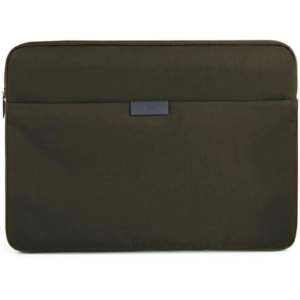 Чехол Uniq Bergen Nylon Laptop sleeve для ноутбуков 14", цвет Оливковый зеленый (Olive Green) (BERGEN(14)-OLVGREEN)