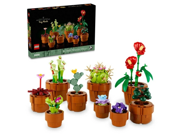 Конструктор LEGO Icons - Миниатюрные растения (10329)