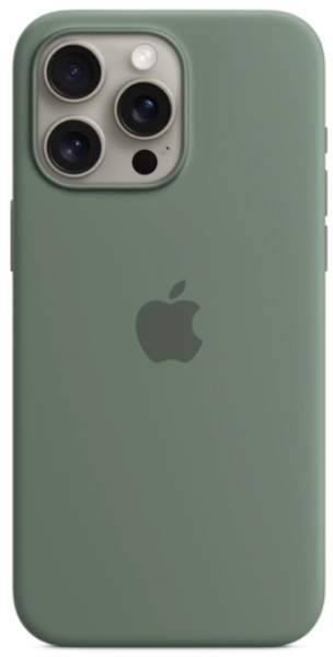 Чехол Silicone Case MagSafe для iPhone 15 Pro  Cypress