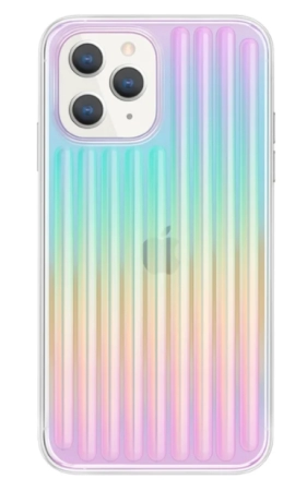 Чехол Uniq COEHL Linear для iPhone 12 Pro Max, цвет Радужный (IP6.7HYB(2020)-LINIRD)