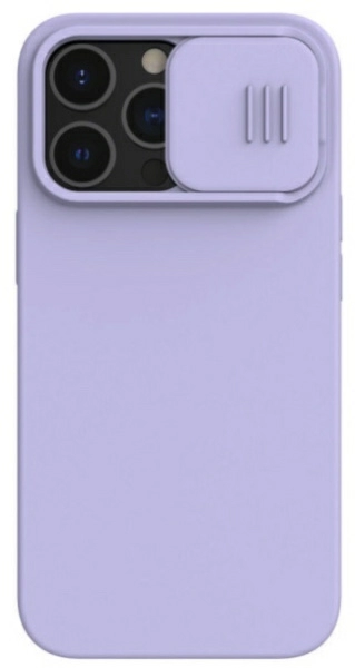 Чехол Nillkin CamShield Silky Silicone для iPhone 13 Pro Max, цвет Фиолетовый (6902048223431)