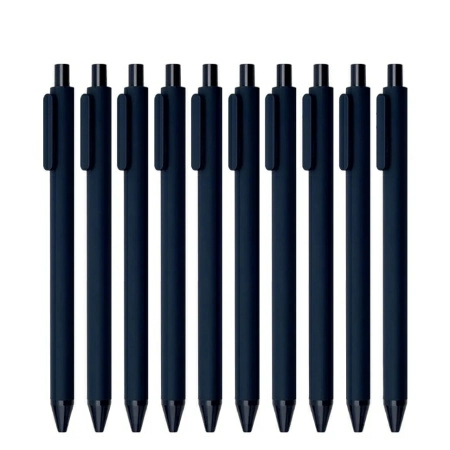 Набор гелевых ручек Xiaomi KACO Pure Plastic Gel Ink Pen 10 штук (K1015) Синий