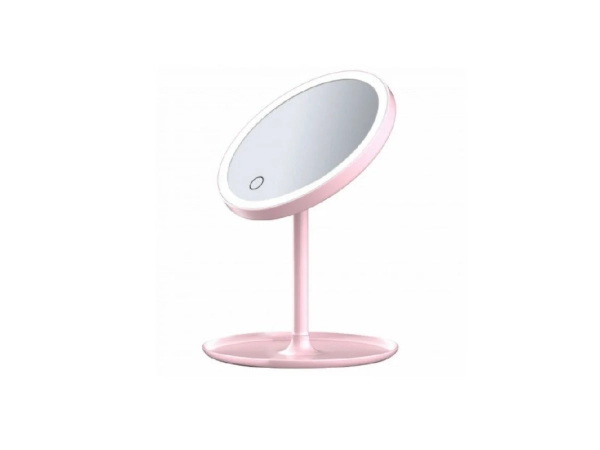 Зеркало для макияжа Xiaomi DOCO Daylight Small Mirror Pro, Pink