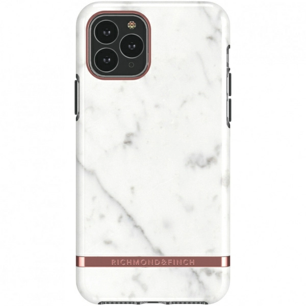 Чехол Richmond & Finch Freedom для iPhone 11 Pro Max, цвет "Белый мрамор" (White Marble) (IP265-116)
