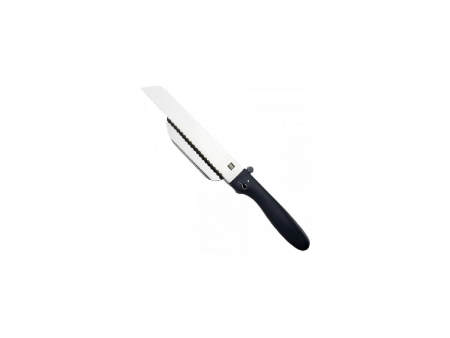 Нож кухонный для хлеба Xiaomi HuoHou bread knife, HU0086, черная рукоять, 18см