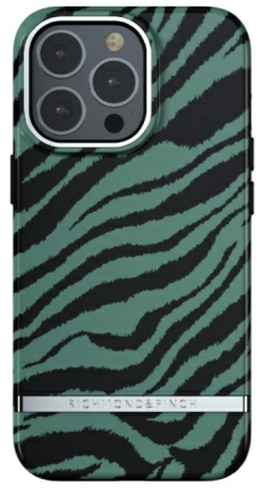 Чехол Richmond & Finch для iPhone 13 Pro, цвет "Изумрудная зебра" (Emerald Zebra) (R47004)