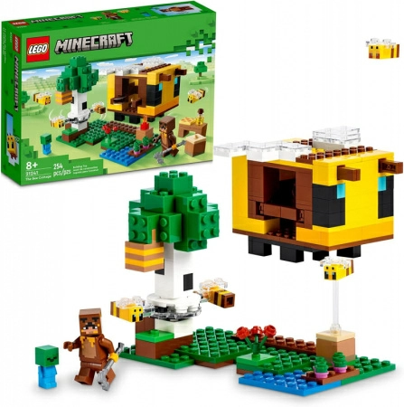 Конструктор LEGO Minecraft - Пчелиный коттедж (21241)