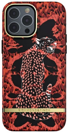 Чехол Richmond & Finch для iPhone 13 Pro, цвет "Янтарный гепард" (Amber Cheetah) (R47013)
