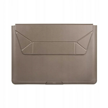 Чехол Uniq Oslo PU leather Magnetic Laptop sleeve для ноутбуков 14" чехол, Stone Grey (OSLO(14)-GREY)