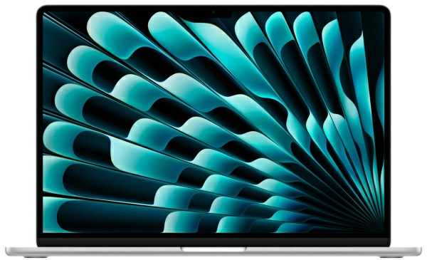 Ноутбук Apple MacBook Air 15" (M3, 8C CPU/10C GPU, 2024), 16 ГБ, 512 ГБ SSD, серебристый (MXD23)