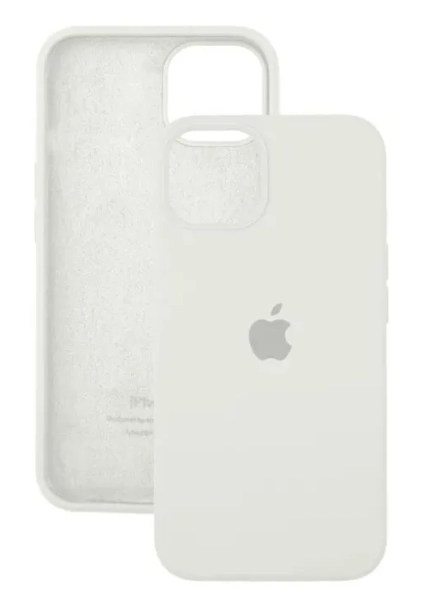 Чехол Silicone Case для iPhone 15 Plus White, цвет Белый