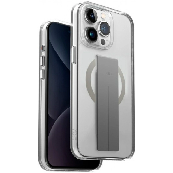 Чехол Uniq HELDRO MAG (MagSafe) для iPhone 15 Pro, цвет Прозрачный (IP6.1P(2023)-HELMGCLR)
