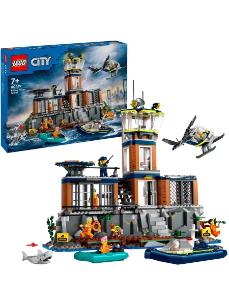 Конструктор LEGO City - Полицейский тюремный остров (60419)