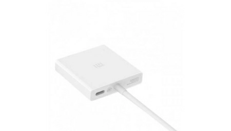 Адаптер-Хаб Mi USB-C to HDMI and Gigabit Ethernet Multi-Adapter (White)