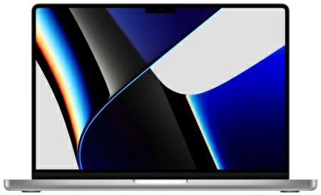 Apple MacBook Pro 14" (M1 Pro, 2021) 16 ГБ, 512 ГБ SSD, серебристый (MKGR3)