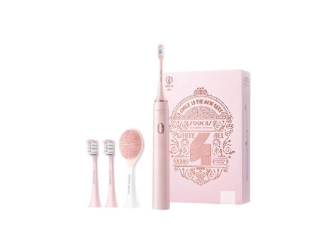 Электрическая зубная щетка Xiaomi Soocas X3U, Misty Pink (+щеточка для чистки лица)